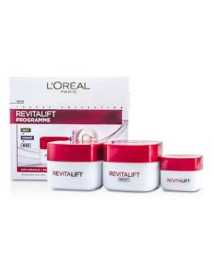 L'oreal Revital Lift Programme: Day Cream + Eye Cream + Night Cream --3pcs For Women