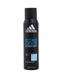 Adidas Ice Dive 48h Deodorant Body Spray 5 Oz For Men