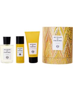 Acqua Di Parma Colonia Eau De Cologne Spray 3.4 Oz & Deodorant Spray 1.7 Oz & Shower Gel 2.5 Oz For Men