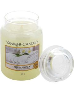 Yankee Candle Fluffy Towels Scented Large Jar 22 Oz For Unisex