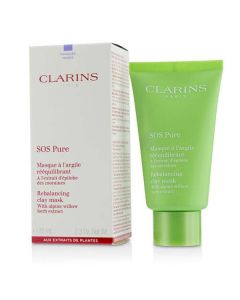 Clarins Sos Pure Rebalancing Clay Mask With Alpine Willow - Combination To Oily Skin  --75ml/2.3oz For Women