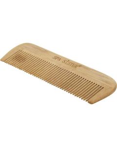 Spa Accessories Wooden Detangling Comb - Bamboo For Unisex