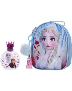 Frozen 2 Disney Edt Spray 3.4 Oz & Lipgloss & Case For Women