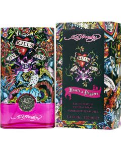 Ed Hardy Hearts & Daggers Eau De Parfum Spray 3.4 Oz For Women