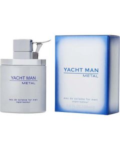 Yacht Man Metal Edt Spray 3.4 Oz For Men