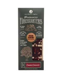 Cinnamon Firestarters Down To Earth Firestarters Fragranced Colored Wax Combined With Recycled And Renewable Material. Box Contains 10x1.8 Oz Each Tearaway Pods For Unisex