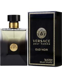 Versace Pour Homme Oud Noir Eau De Parfum Spray 3.4 Oz For Men