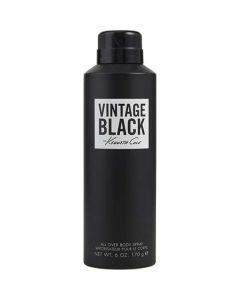 Vintage Black All Over Body Spray 6 Oz For Men