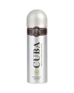 Cuba Black Body Spray 6.6 Oz For Men