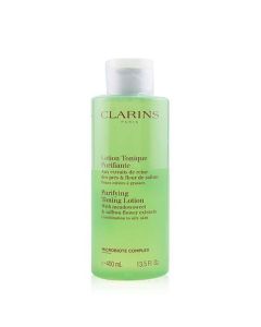 Clarins Purifying Toning Lotion With Meadowsweet & Saffron Flower Extracts - Combination To Oily Skin  --400ml/13.5oz For Women