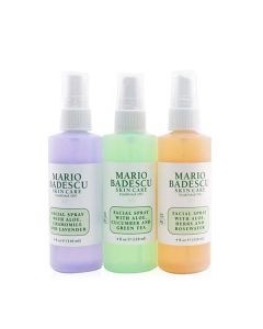 Mario Badescu Spritz Mist & Glow Set: Cucumber & Green Tea + Herbs & Rosewater + Chamomille & Lavender --3pcs  --3x 118ml/4oz For Women