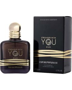 Emporio Armani Stronger With You Oud Eau De Parfum Spray 1.7 Oz For Men