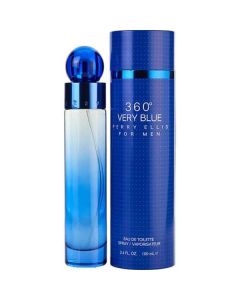 Perry Ellis 360 Very Blue Edt Spray 3.4 Oz For Men