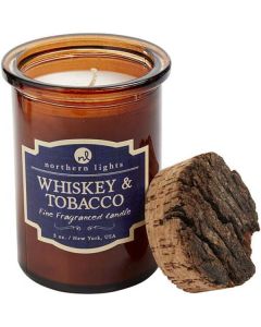 Whiskey & Tobacco Scented Spirit Jar Candle - 5 Oz. Burns Approx. 35 Hrs. For Unisex