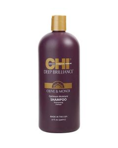 Chi Deep Brilliance Olive & Monoi Optimum Moisture Shampoo 32 Oz For Unisex