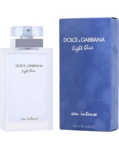 D & G Light Blue Eau Intense Eau De Parfum Spray 3.3 Oz For Women