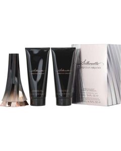 Christian Siriano Silhouette Set -eau De Parfum Spray 3.4 Oz & Body Lotion 6.7 Oz & Shower Gel 6.7 Oz For Women