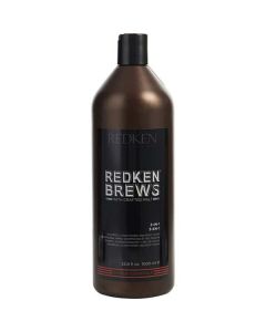 Redken Redken Brews 3 In 1 (shampoo, Conditioner & Body Wash) 33.8 Oz For Men