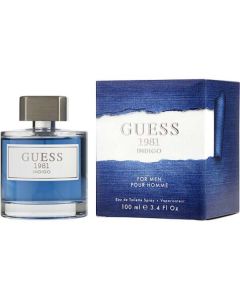 Guess 1981 Indigo Edt Spray 3.4 Oz For Men