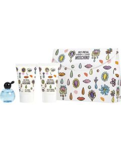 Moschino Cheap & Chic So Real Edt 0.16 Oz Mini & Body Lotion 0.8 Oz & Shower Gel 0.8 Oz For Women