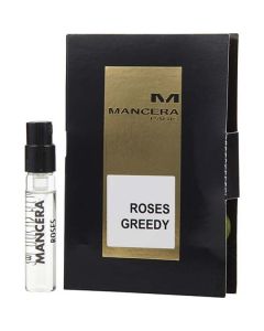 Mancera Roses Greedy Eau De Parfum Spray Vial On Card For Unisex