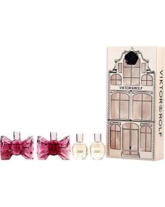 Viktor & Rolf Variety 4 Piece Mini Variety With 2 X Flowerbomb Eau De Parfum 0.24 Oz & 2 X Bonbon Eau De Parfum 0.24 Oz And All Are Minis For Women