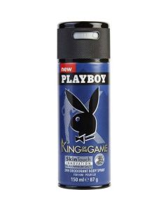 Playboy King Of The Game Deodorant Body Spray 5 Oz For Men