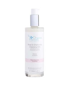 The Organic Pharmacy Rose & Chamomile Cleansing Milk - For Sensitive Skin  --100ml/3.3oz For Women