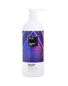 Igk Blonde Pop Purple Toning Conditioner 33.8 Oz For Women