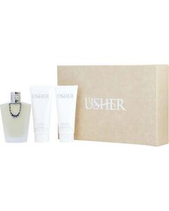 Usher Eau De Parfum Spray 3.4 Oz & Body Lotion 3.4 Oz & Body Wash 3.4 Oz For Women