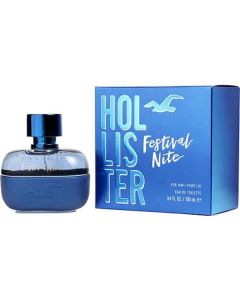 Hollister Festival Nite Edt Spray 3.4 Oz For Men