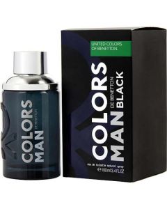 Colors De Benetton Black Edt Spray 3.4 Oz For Men