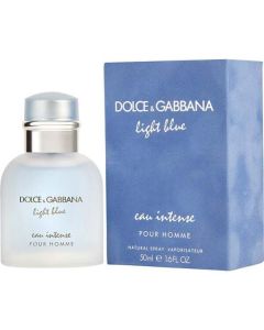 D & G Light Blue Eau Intense Eau De Parfum Spray 1.6 Oz For Men