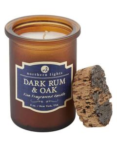 Dark Rum & Oak Scented Spirit Jar Candle - 5 Oz. Burns Approx. 35 Hrs. For Unisex