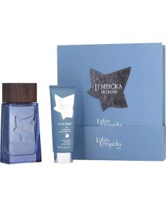 Lolita Lempicka Homme Edt Spray 3.4 Oz & Aftershave Gel 2.5 Oz For Men