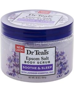 Dr. Teal's Epsom Salt Body Scrub - Exfoliate & Renew With Lavender --454g/16oz For Unisex