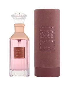 Lattafa Velvet Rose Eau De Parfum Spray 3.4 Oz For Unisex