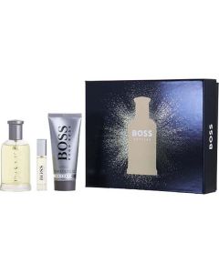 Boss #6 Edt Spray 3.3 Oz & Shower Gel 3.4 Oz & Edt Spray 0.33 Oz Mini For Men