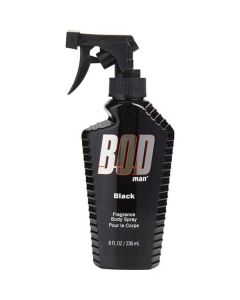 Bod Man Black Fragrance Body Spray 8 Oz For Men