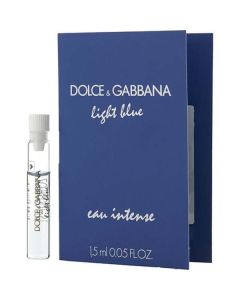 D & G Light Blue Eau Intense Eau De Parfum 0.05 Oz Vial On Card For Women