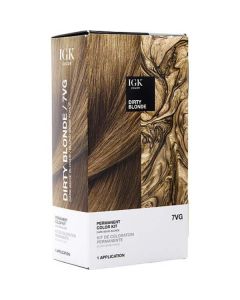 Igk Permanent Color Kit - 7vg Dirty Blonde (beige Blonde) For Unisex