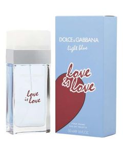 D & G Light Blue Love Is Love Edt Spray 1.7 Oz For Women