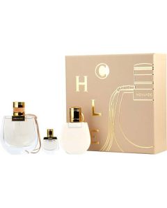 Chloe Nomade Eau De Parfum Spray 2.5 Oz & Body Lotion 3.4 Oz & Eau De Parfum 0.17 Oz Mini For Women