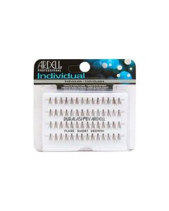 Ardell Duralash Individual Lashes - Flare Short Brown  -- For Women