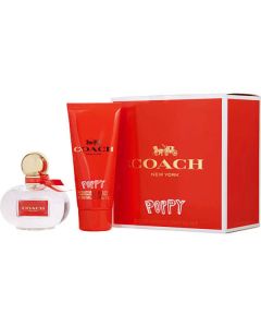 Coach Poppy Eau De Parfum Spray 3.4 Oz & Body Lotion 3.4 Oz For Women