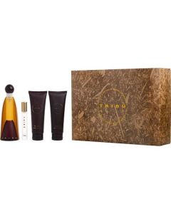 Tribu Edt Spray 3.3 Oz & Body Lotion 3.3 Oz & Shower Gel 3.4 Oz & Edt Spray 0.33 Oz Mini For Women