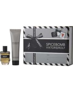 Spicebomb Edt 0.24 Oz Mini & Aftershave Balm 0.5 Oz For Men