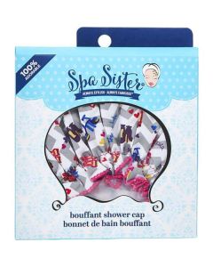 Spa Accessories Bouffant Shower Cap - Fashionista For Unisex