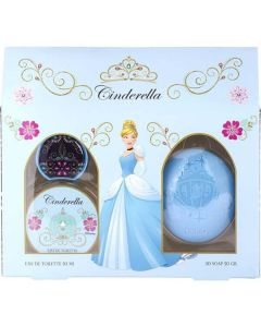 Cinderella Edt Spray 1.7 Oz & 3d Soap 1.7 Oz For Women