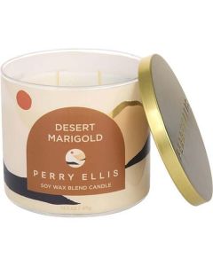 Perry Ellis Desert Marigold Scented Candle 14.5 Oz For Unisex